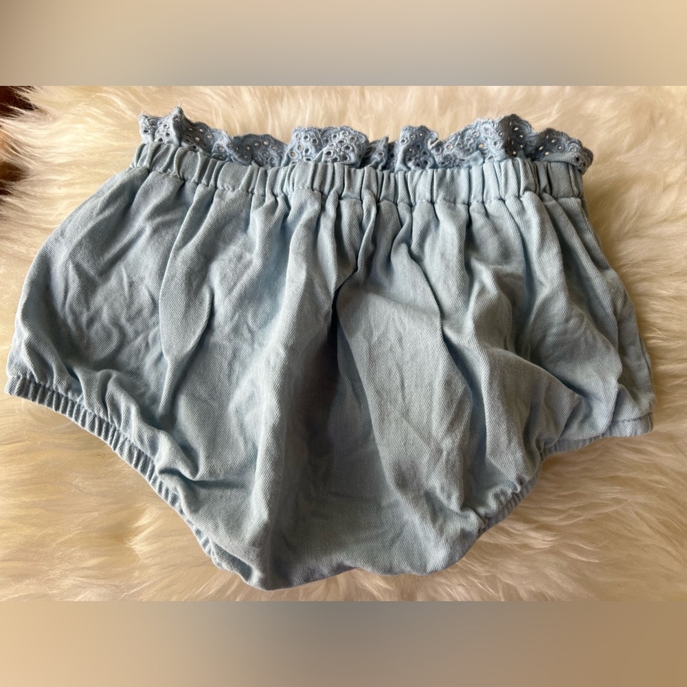 Quincy Mae Sophie Dress Chambray - Picture 2 of 3